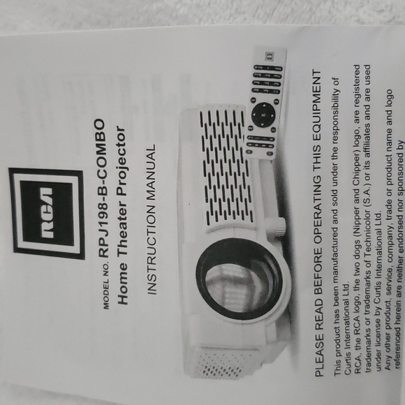 RCA MINI HOME THEATER TV PROJECTOR - Picture 7 of 7